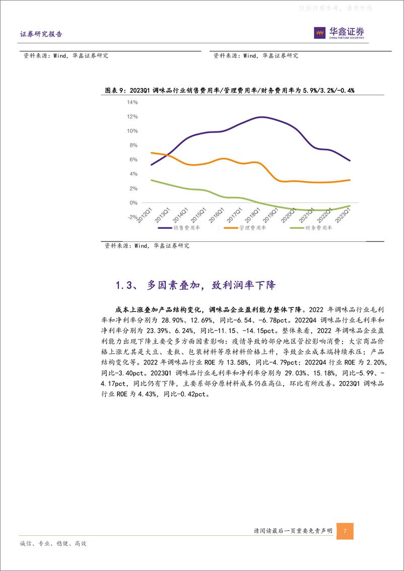 《华鑫证券-调味品板块2022年和2023Q1总结：曙光将至，全年向好-230507》 - 第7页预览图