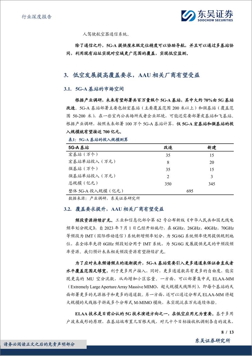 《计算机行业深度报告：低空经济基础设施之【通信】》 - 第8页预览图