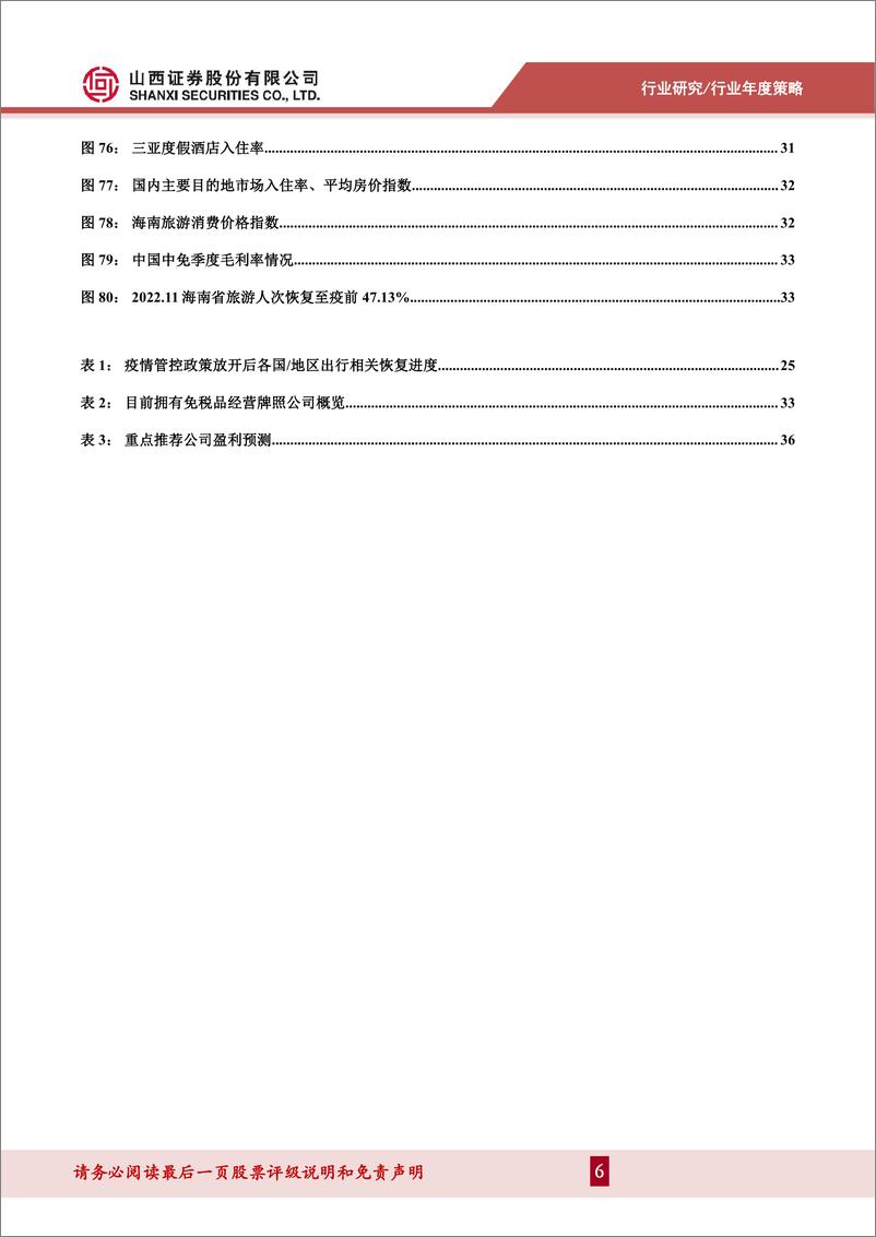 《2023年社会服务行业年度策略：复苏回暖正当时，把握边际改善、消费场景修复主线-20230117-山西证券-39页》 - 第7页预览图