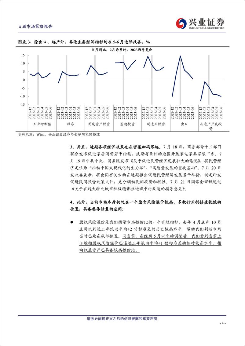 《A股策略展望：积极信号正在积累，悲观预期将被修正-20230723-兴业证券-15页》 - 第5页预览图