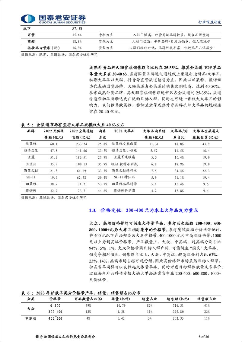 《国泰君安-化妆品基础研究框架系列之产品篇借鉴他山之石，探讨生命周期》 - 第8页预览图