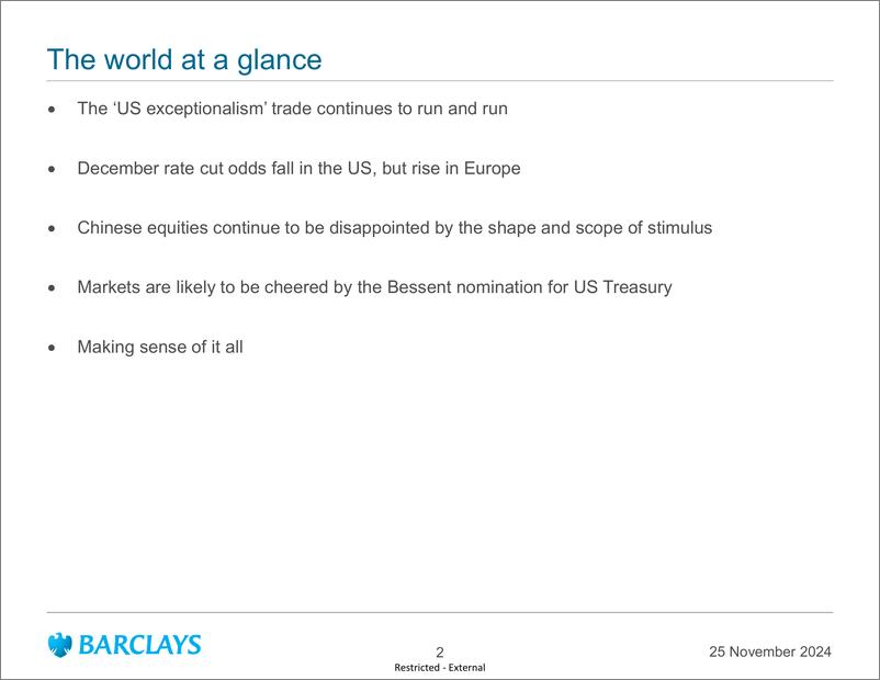 《Barclays_Global_Macro_Thoughts_Waiting_game》 - 第2页预览图