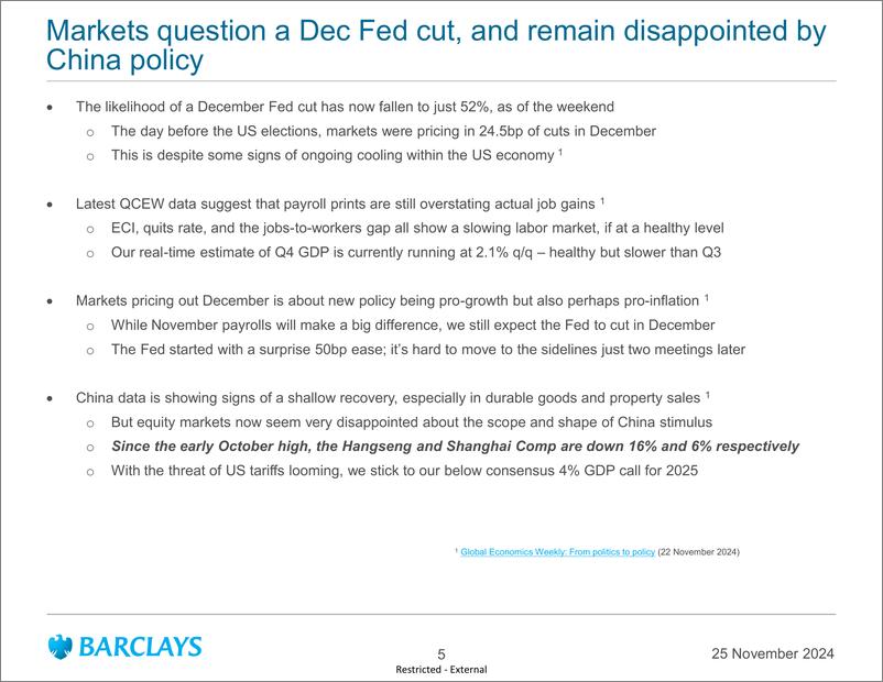 《Barclays_Global_Macro_Thoughts_Waiting_game》 - 第5页预览图