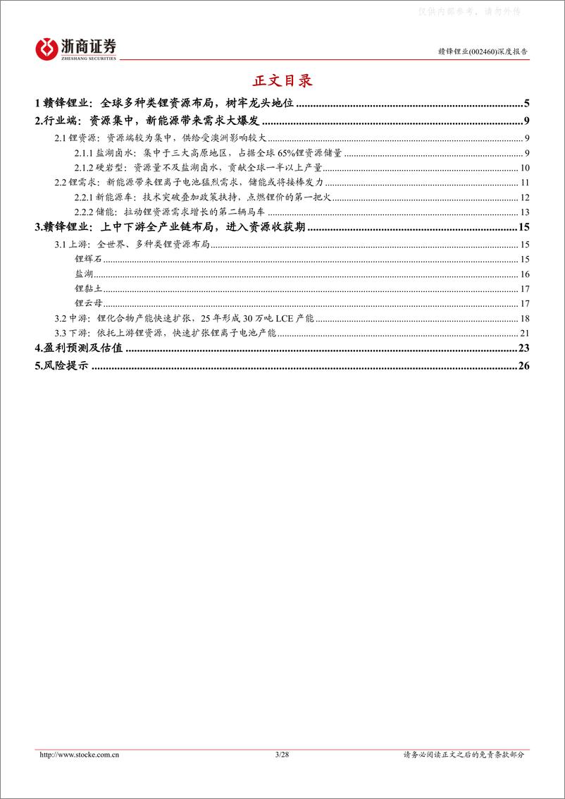 《浙商证券-赣锋锂业(002460)深度报告：锂行业龙头，全产业链布局，进入锂资源收获期-230221》 - 第3页预览图