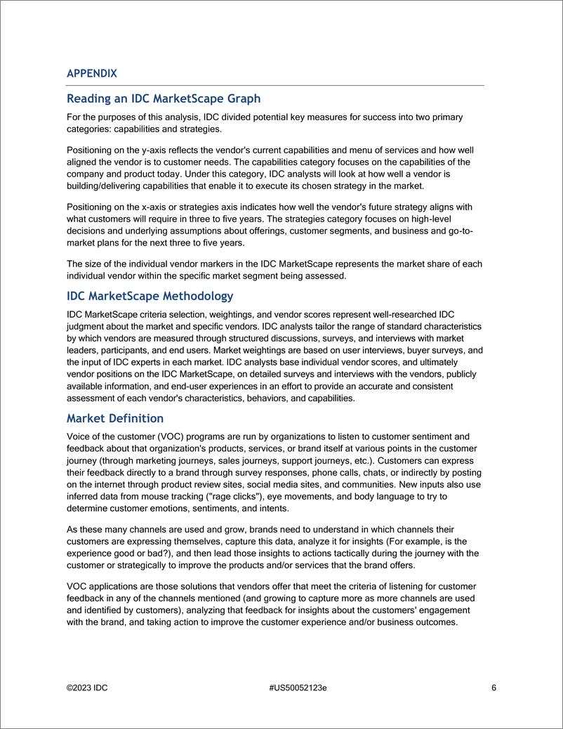 《IDC：市场前景：2023-2024年全球客户应用之声供应商评估报告（英文版）》 - 第6页预览图