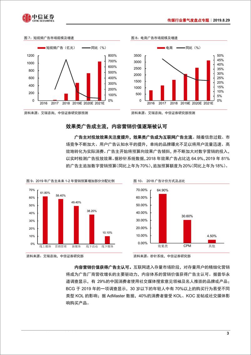 《传媒行业景气度盘点专题：互联网广告战火将起，头部平台鹿死谁手-20190829-中信证券-34页》 - 第8页预览图