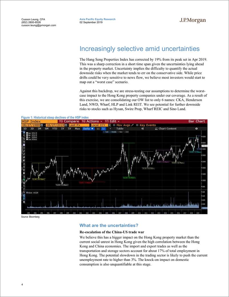 《J.P. 摩根-港股-房地产行业-香港房地产：黑暗中的航行（Part 2）-2019.9.2-59页》 - 第5页预览图