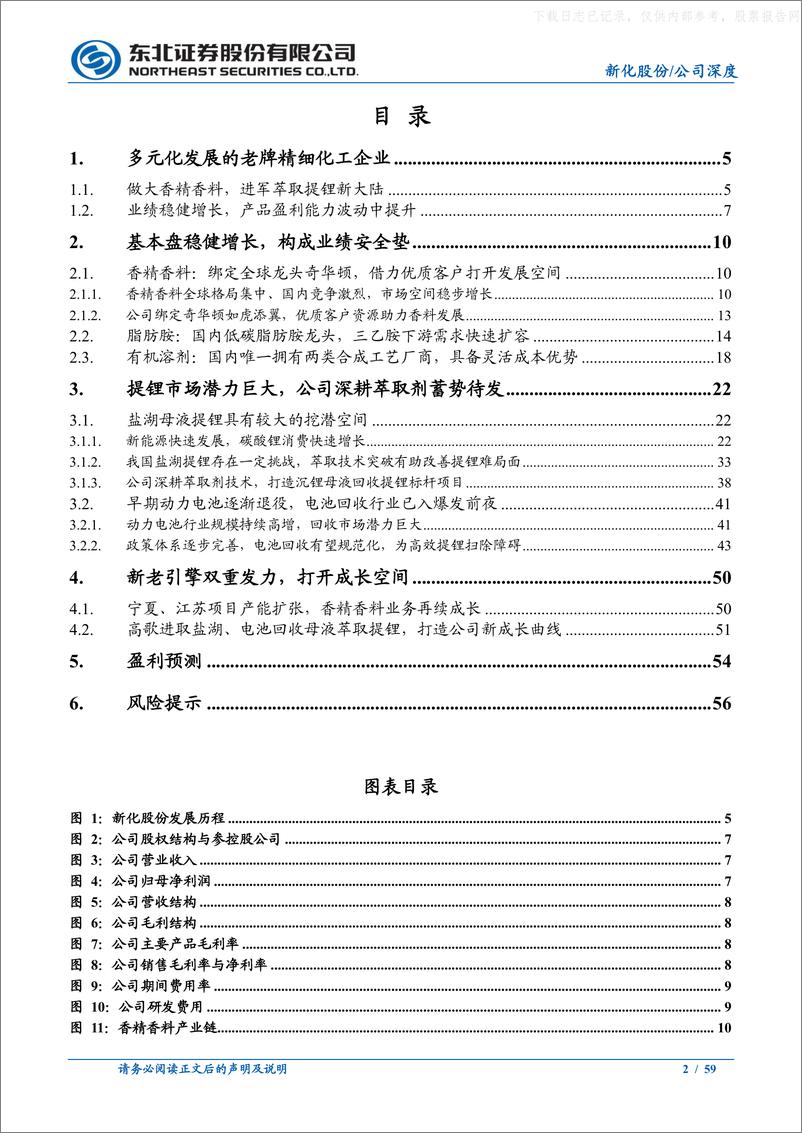 《东北证券-新化股份(603867)香料项目叠加萃取提锂，双重引擎打开成长空间-230629》 - 第2页预览图