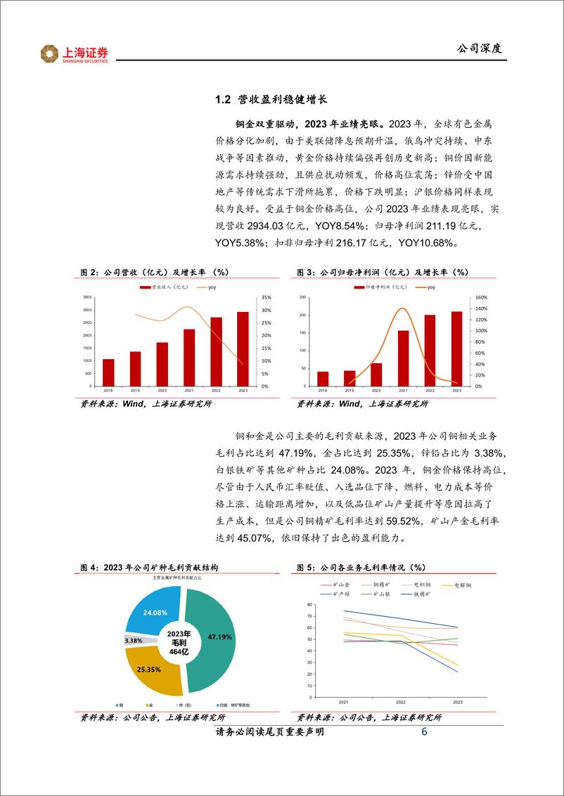 《上海证券-紫金矿业-601899-量价齐飞，龙头扬帆》 - 第6页预览图