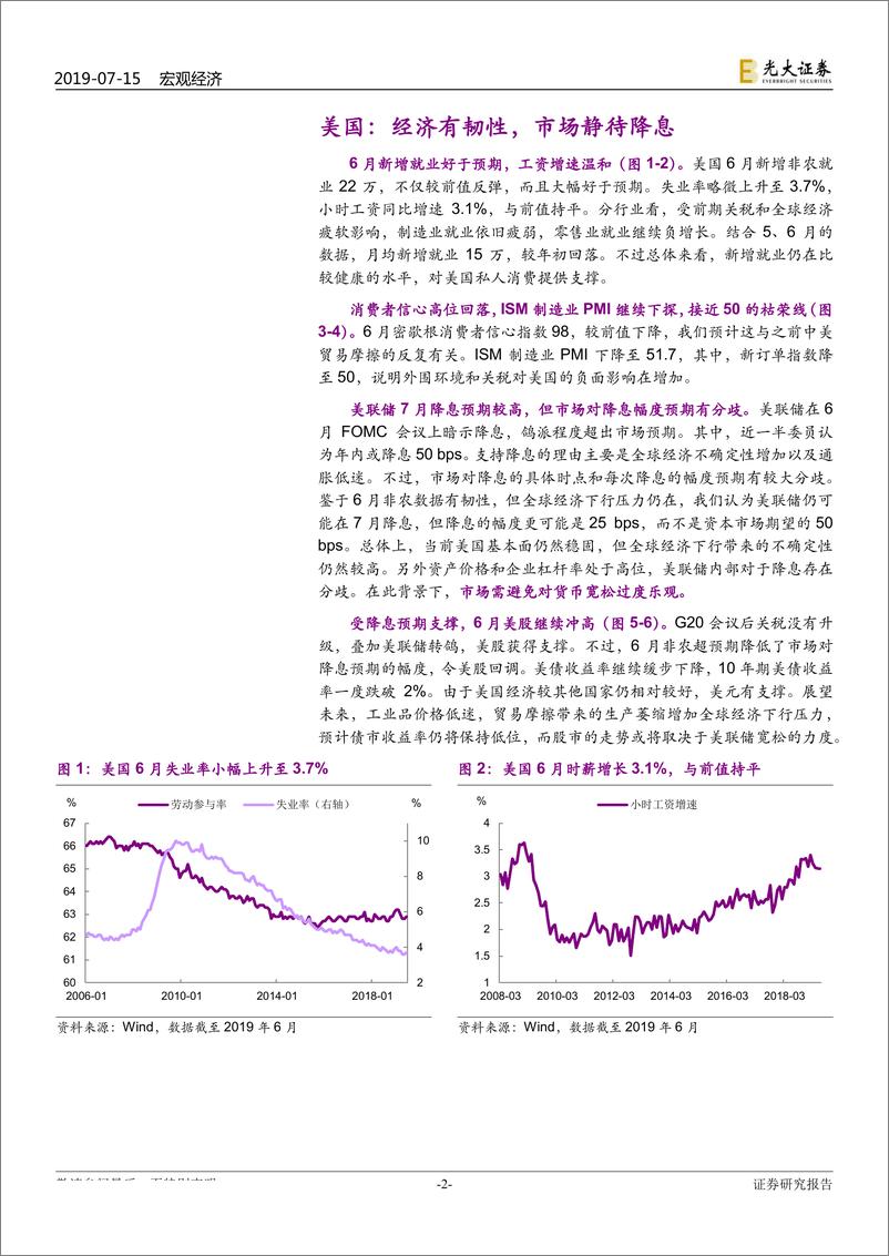 《2019年7月全球市场动态：全球经济偏弱，美国货币渐松-20190715-光大证券-17页》 - 第3页预览图