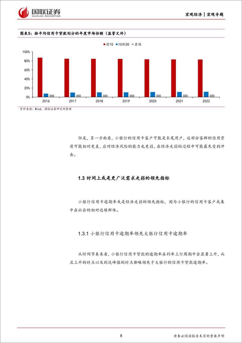 《美国经济的再观察(一)：美国信用卡逾期率和失业率上行-240630-国联证券-20页》 - 第8页预览图