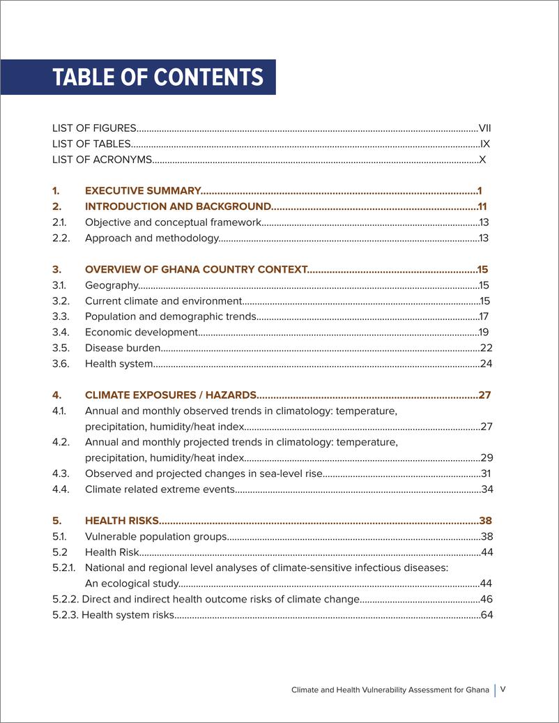《世界银行-加纳气候和健康脆弱性评估（英）-2024.4-105页》 - 第5页预览图
