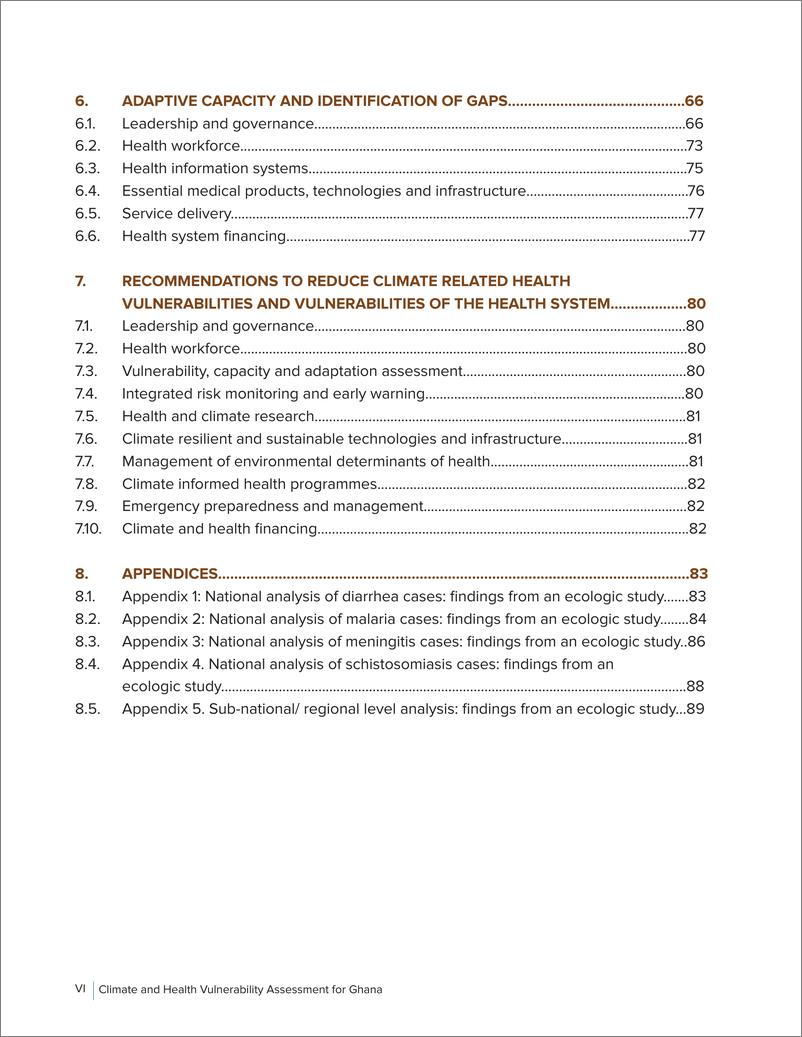 《世界银行-加纳气候和健康脆弱性评估（英）-2024.4-105页》 - 第6页预览图