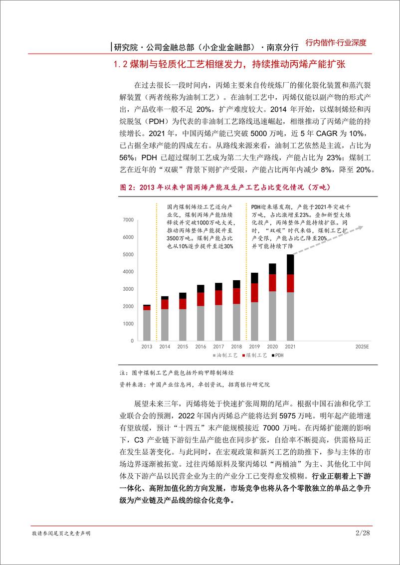 《基础化工行业研究之C3产业链：竞争升级，奋楫者先，一体化龙头把握主动权-20221124-招商银行-33页》 - 第7页预览图