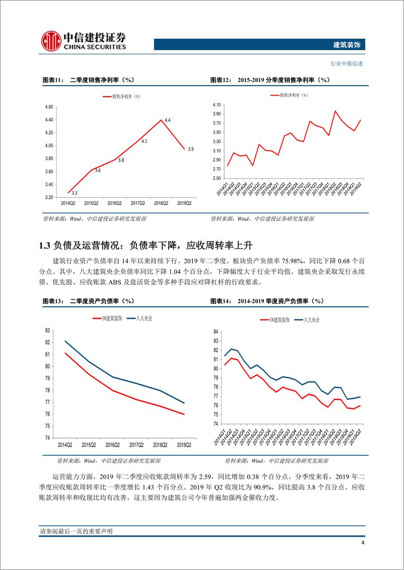 《建筑行业2019年中报综述：营收加速、利润回落-20190912-中信建投-24页》 - 第8页预览图