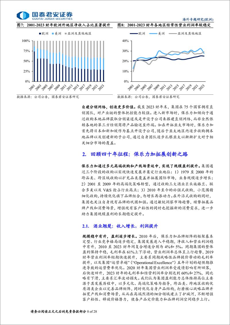 《食品饮料行业系列报告之二：从保乐力加国际化看酒水出海，酒水出海欧洲之鉴-240719-国泰君安-28页》 - 第8页预览图