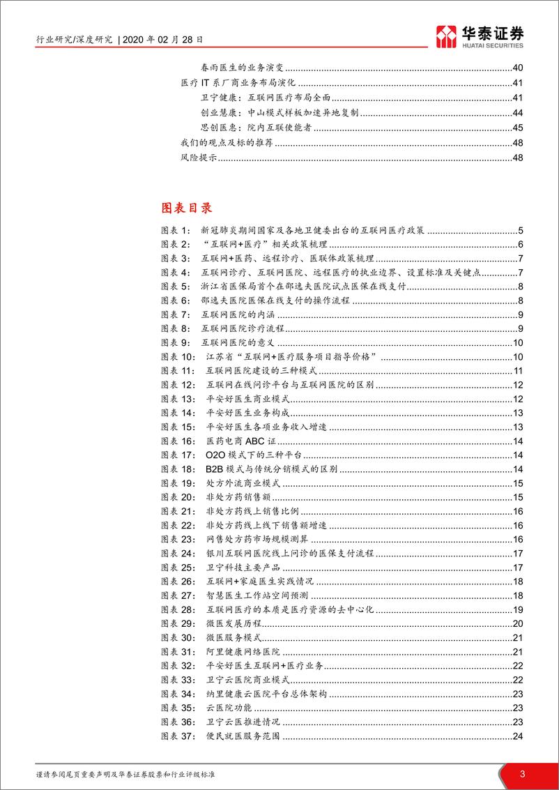《互联网医疗行业深度：互联网医疗行业分析框架-20200228-华泰证券-49页》 - 第4页预览图