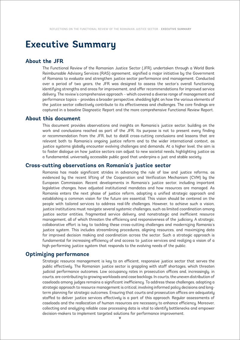 《世界银行-对罗马尼亚司法部门职能审查的思考（英）-2024.8-40页》 - 第6页预览图