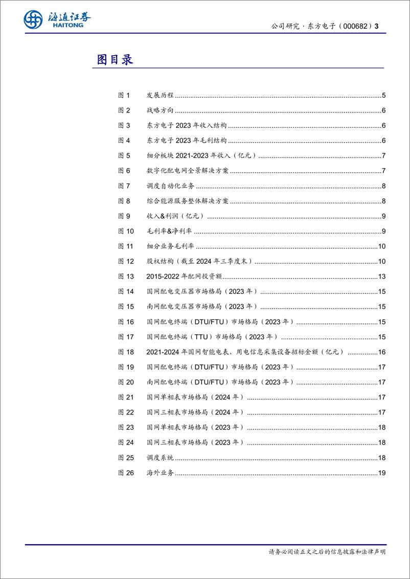 《东方电子(000682)电网自动化头部企业，深度受益于新型电力系统加速推进-250107-海通证券-24页》 - 第3页预览图