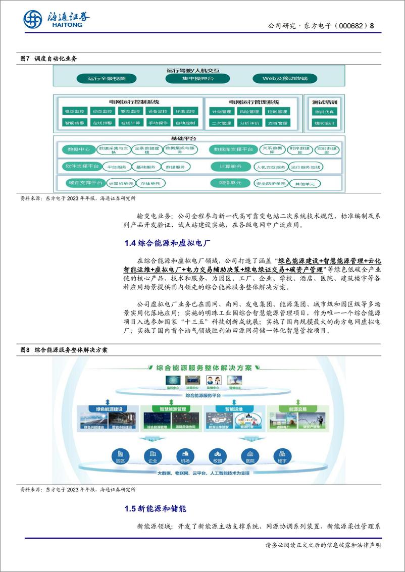 《东方电子(000682)电网自动化头部企业，深度受益于新型电力系统加速推进-250107-海通证券-24页》 - 第8页预览图