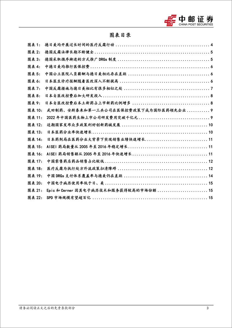 《医药生物行业报告：从海外启示，看医疗反腐后板块性投资机会》 - 第3页预览图