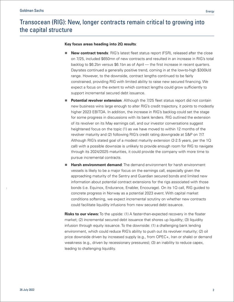 《Energ Driller See upside potential into 2Q earnings; continue to prefer NBR over RIG longer-term(1)》 - 第3页预览图