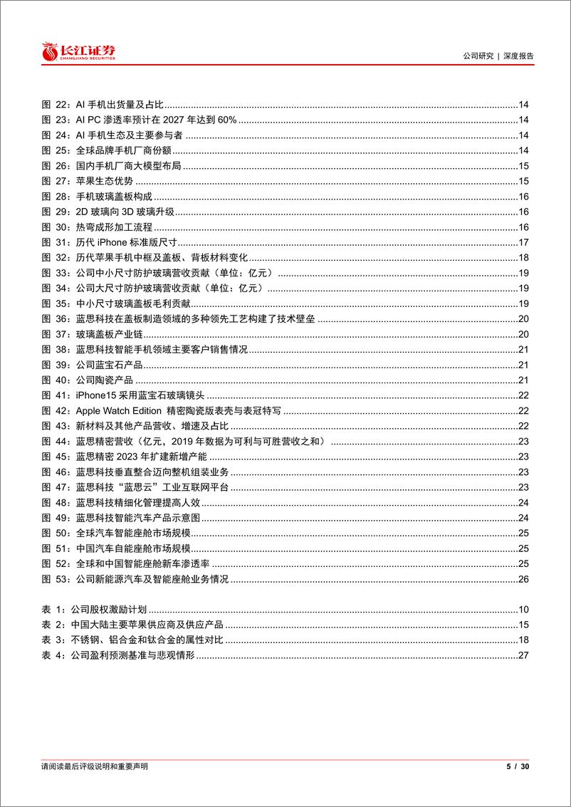 《蓝思科技(300433)智能手机迎来新周期，玻璃盖板龙头扬帆再起-240903-长江证券-30页》 - 第5页预览图