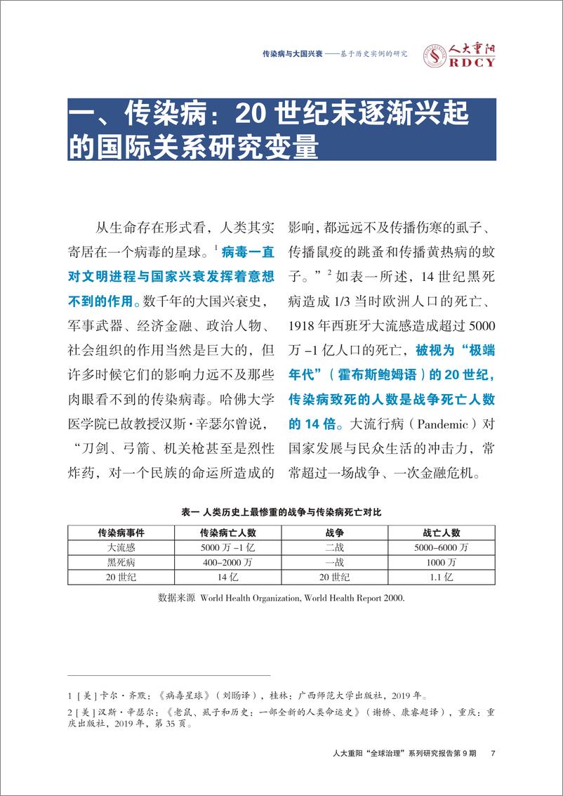 《传染病与大国兴衰：基于历史实例的研究-人大重阳-2022.2.15-36页》 - 第8页预览图