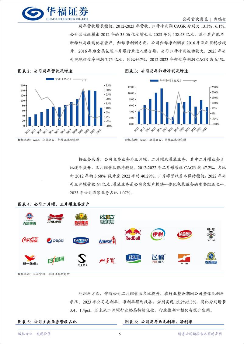 《奥瑞金(002701)多元布局促成长，关注行业整合效能释放-241009-华福证券-21页》 - 第5页预览图