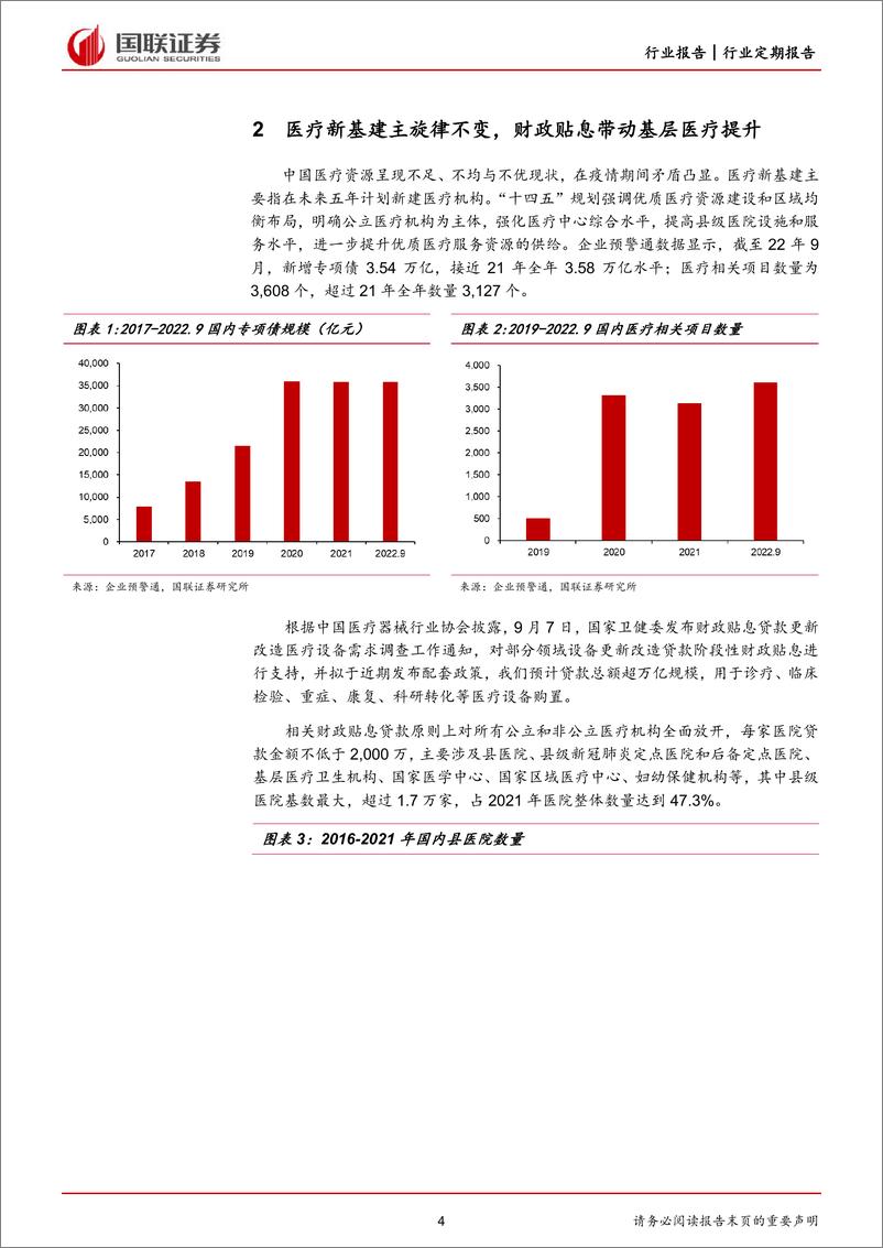 《医药生物行业月报：财政贴息助力医疗新基建-20221008-国联证券-21页》 - 第5页预览图