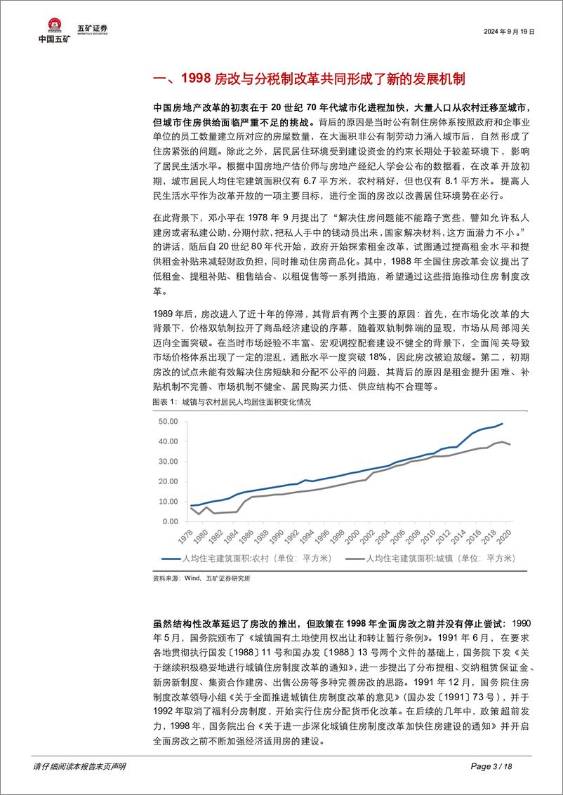 《房地产行业深度报告(一)：我国历史上的七次深度调整-240919-五矿证券-18页》 - 第3页预览图