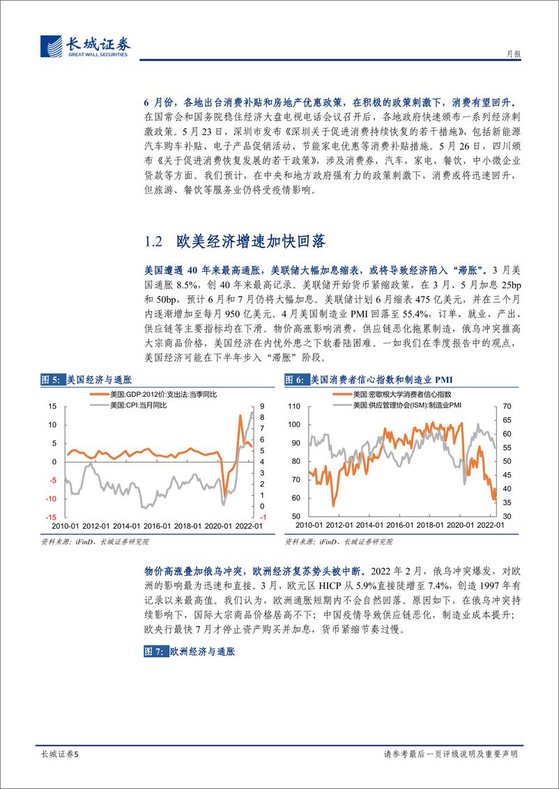 《六月大类资产配置月报-20220531-长城证券-16页》 - 第6页预览图