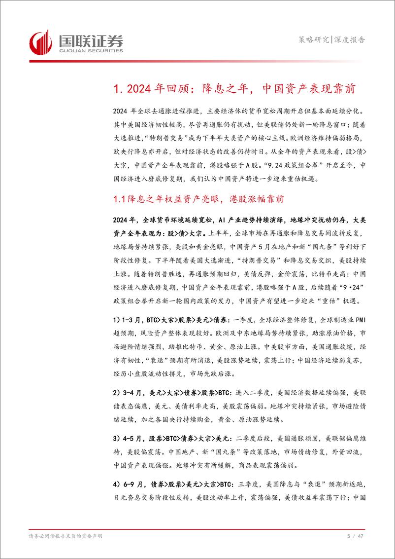 《2025年全球市场及大类资产展望：从特朗普交易到基本面拐点-250101-国联证券-48页、》 - 第6页预览图