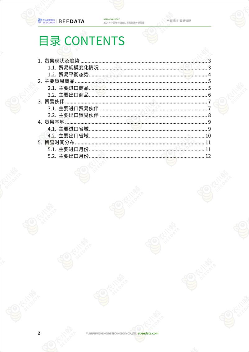 《2024年中国咖啡进出口贸易数据分析简报-17页》 - 第4页预览图