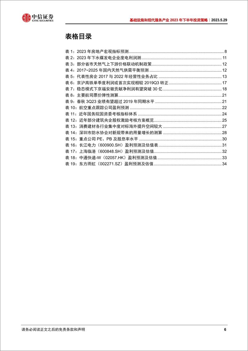 《基础设施和现代服务产业2023年下半年投资策略：拥抱低估资产，静待周期机会-20230529-中信证券-36页》 - 第7页预览图