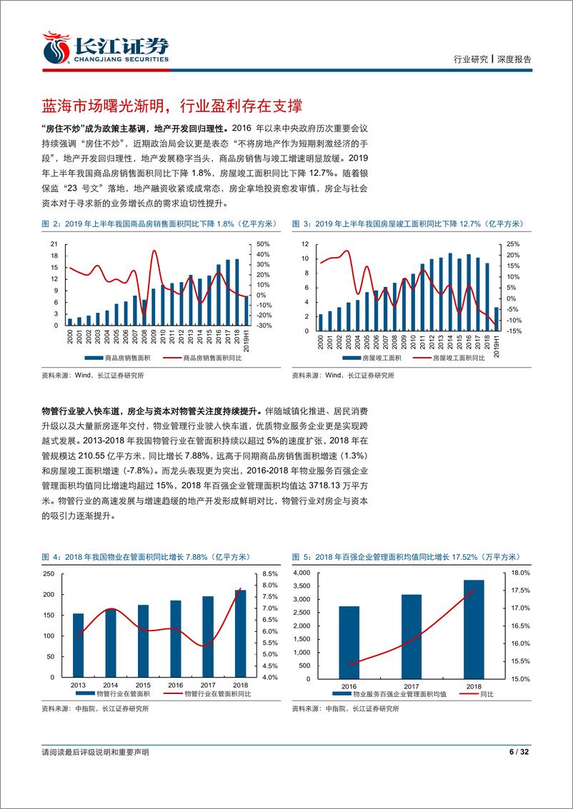 《房地产行业物业管理系列报告一：掘金万亿物业蓝海，优选成长与品质-20190821-长江证券-32页》 - 第7页预览图