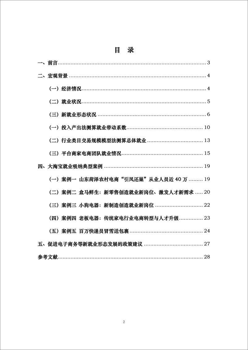 《阿里巴巴零售电商平台就业吸纳与带动能力研究》 - 第3页预览图