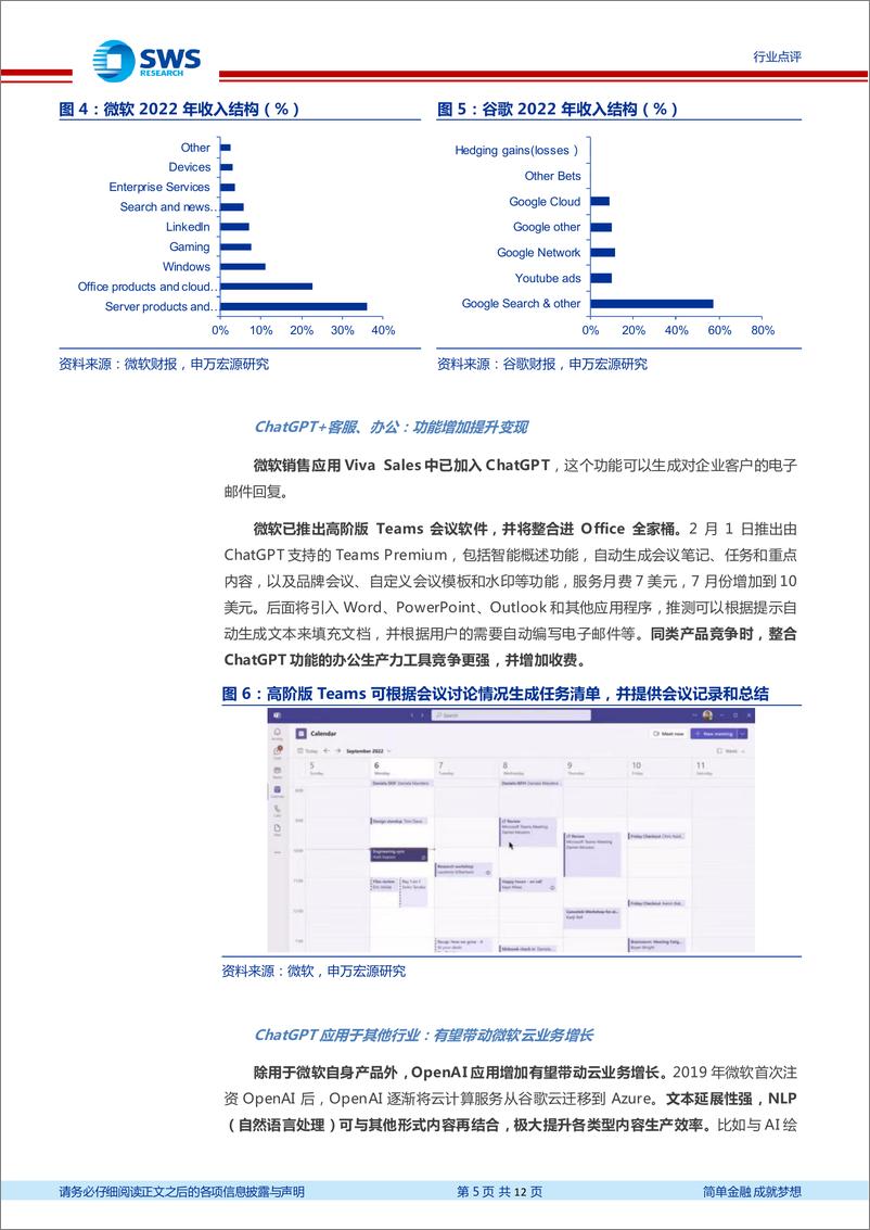 《20230212-申万宏源-传媒行业AIGC系列研究之四：微软产品融合ChatGPT，全球巨头布局梳理》 - 第5页预览图