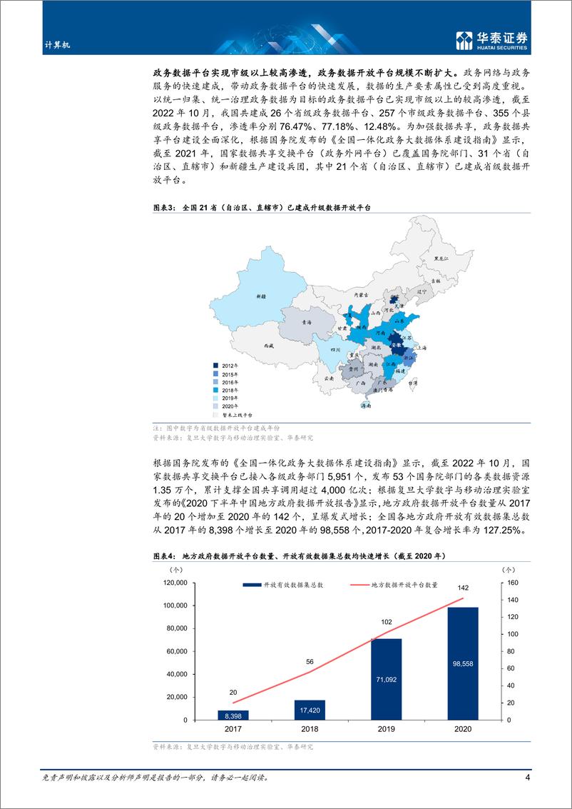 《计算机行业：政务大数据行业步入一体化新阶段-20221101-华泰证券-25页》 - 第5页预览图