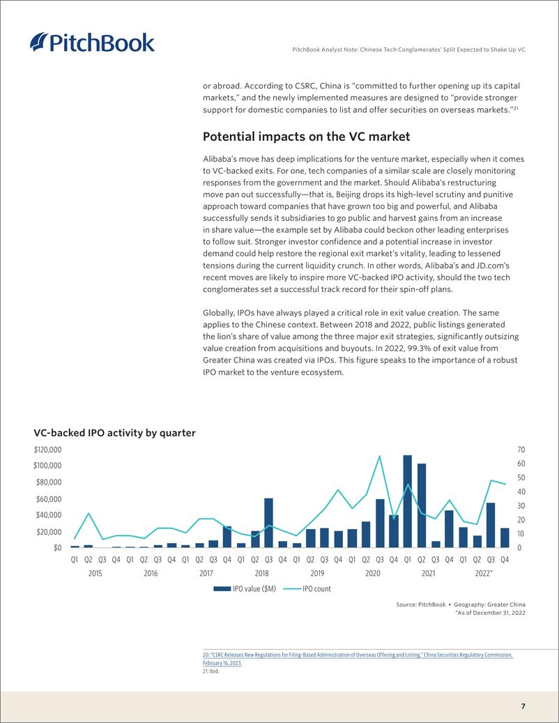 《PitchBook-中国科技集团的分拆有望动摇风险投资（英）-2023》 - 第8页预览图