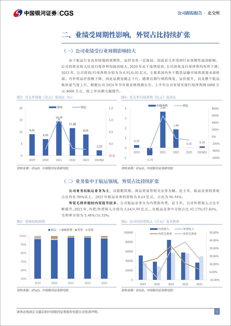 《国航远洋(833171)首次覆盖报告：外贸业务持续扩张，新增运力保驾护航-240724-银河证券-15页》 - 第7页预览图