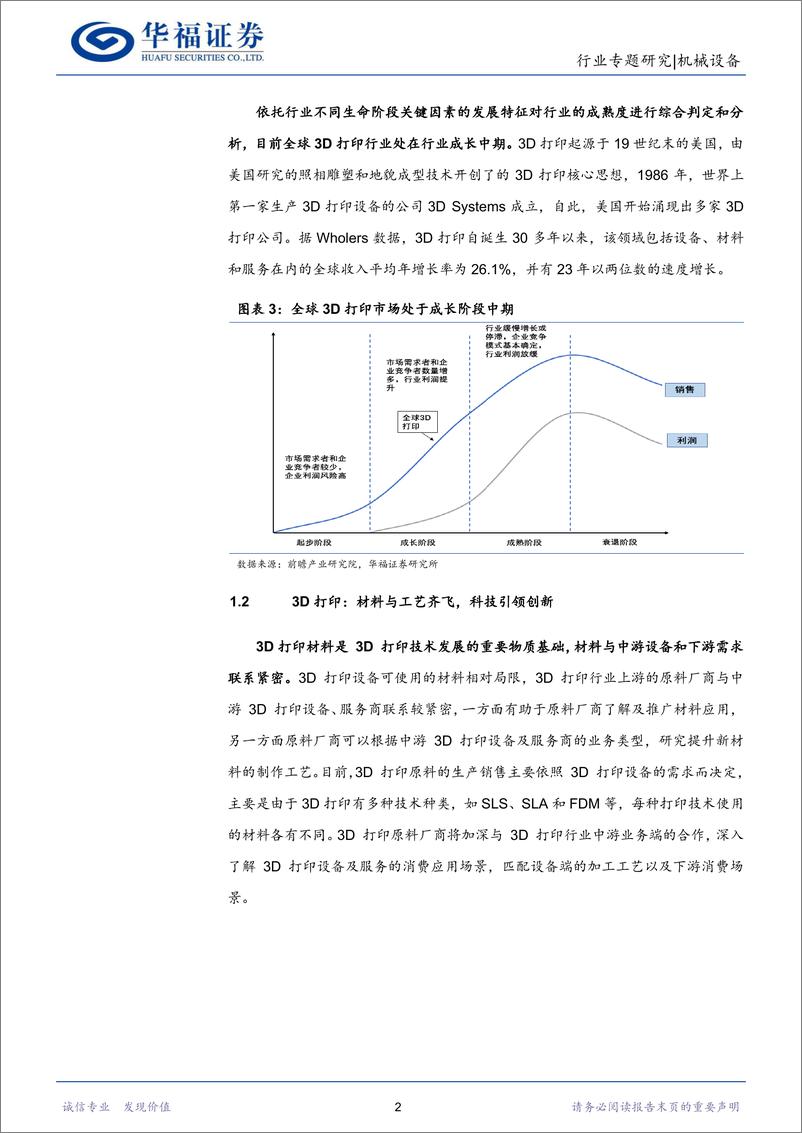 《3D打印行业研究系列报告（二）：市场竞争加剧，规模化生产在即，从材料端深掘3D打印行业-20231108-华福证券-27页》 - 第6页预览图