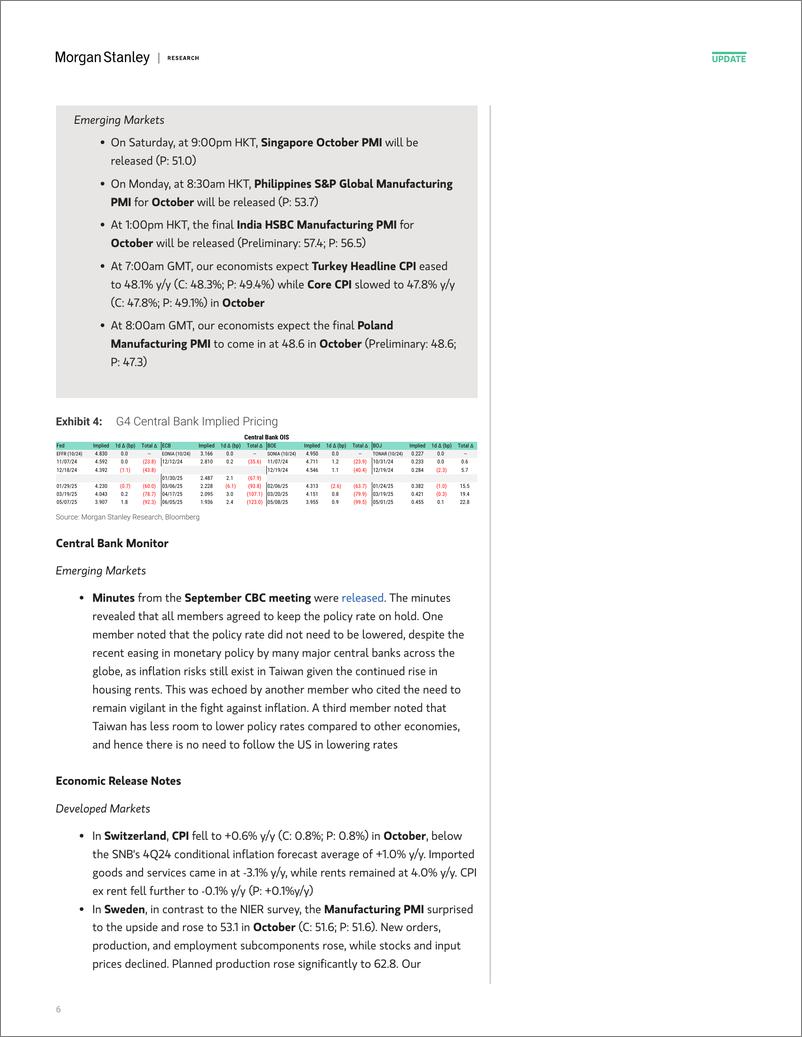 《Morgan Stanley Fixed-Global Macro Commentary November 1-111262737》 - 第7页预览图