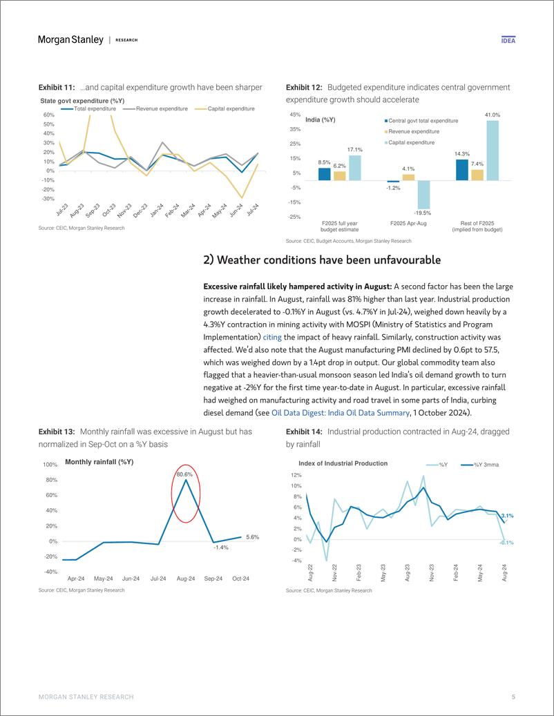 《Morgan Stanley Fixed-Asia Economics The Viewpoint India A Soft Patch or a Long...-110837796》 - 第5页预览图