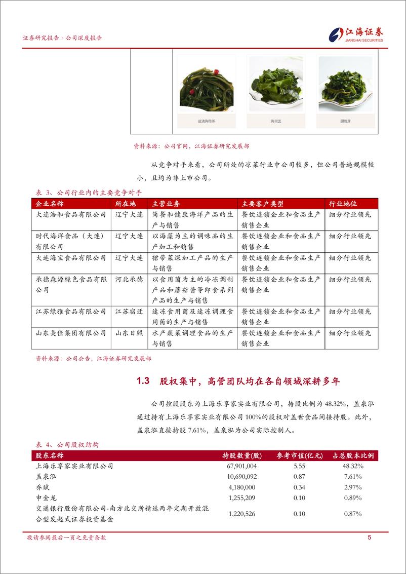 《盖世食品(836826)国内与国际齐发力，北交所上市预制凉菜第一股-241225-江海证券-22页》 - 第7页预览图