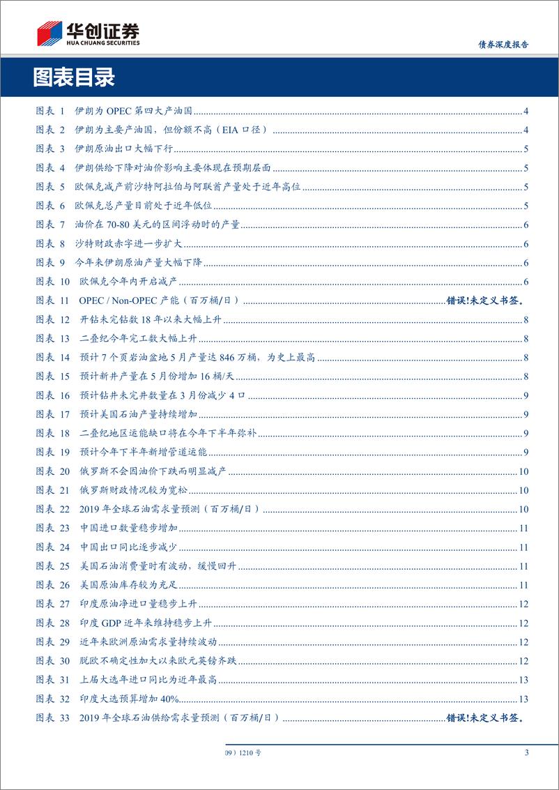 《债券深度报告：基于伊朗产量不断下降对供给影响的情景测算，原油真的存在供给缺口吗？-20190530-华创证券-17页》 - 第4页预览图