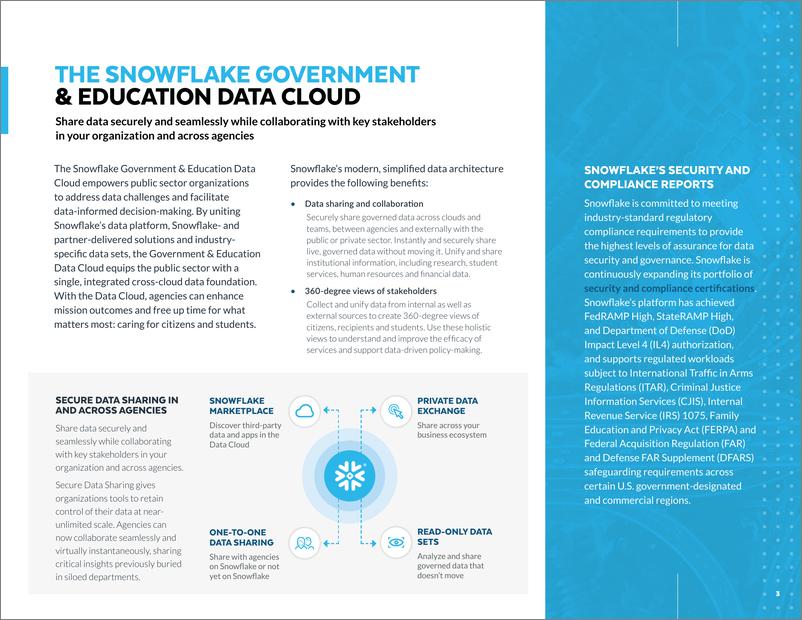 《Snowflake：2024年Snowflake如何推动一个现代化的、以数据为基础的公共部门报告（英文版）》 - 第3页预览图