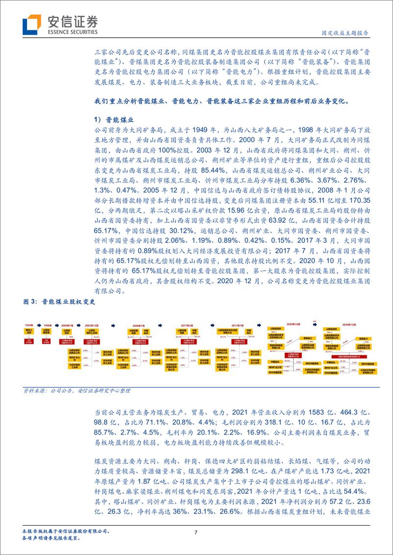 《固定收益主题报告：解码煤炭行业（八），山西省属煤企重组知多少？-20220816-安信证券-20页》 - 第8页预览图