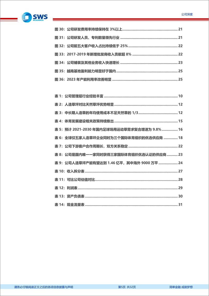 《共创草坪(605099)人造草坪领域独占鳌头，全球化基地布局扬帆远航-240626-申万宏源-32页》 - 第5页预览图