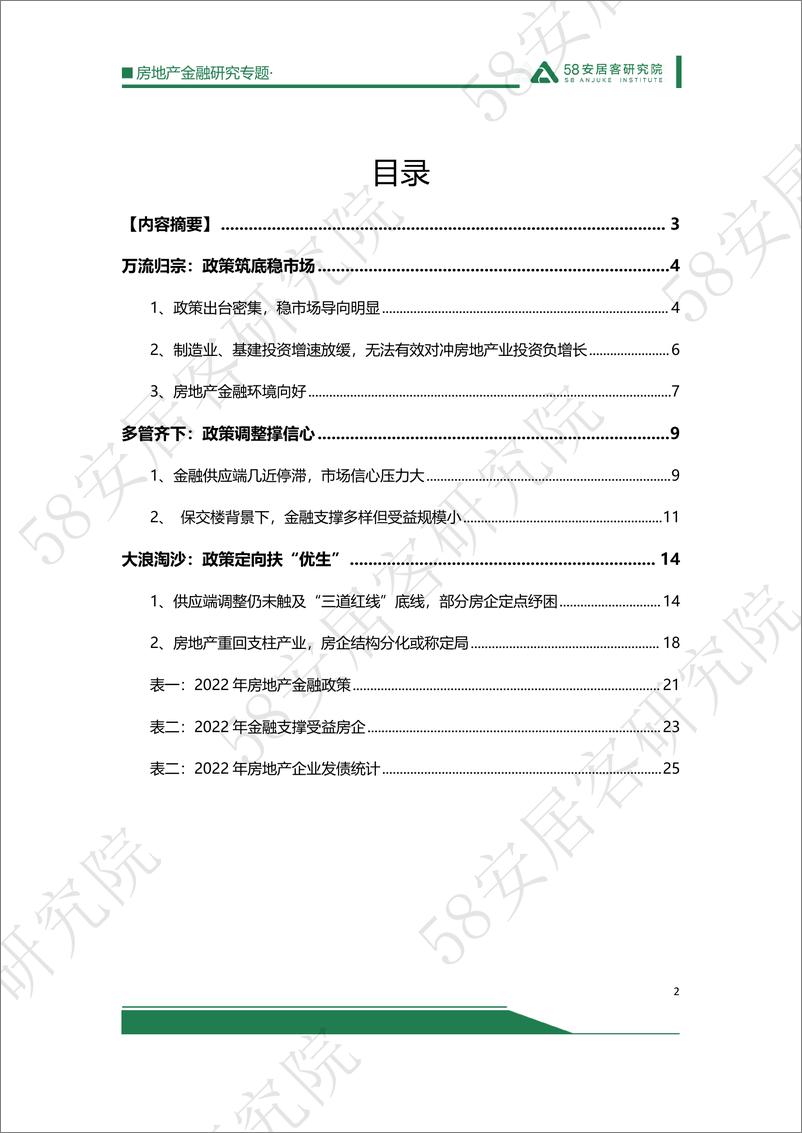 《58安居客房产研究院-2022年房地产金融专题研究-寒江尽渡去，春风徐徐来-28页》 - 第3页预览图